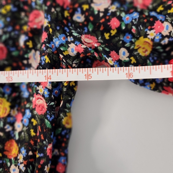 ZARA Floral Print Dress with 3/4 Sleeves, Size 11-12 Juniors - Picture 6 of 7